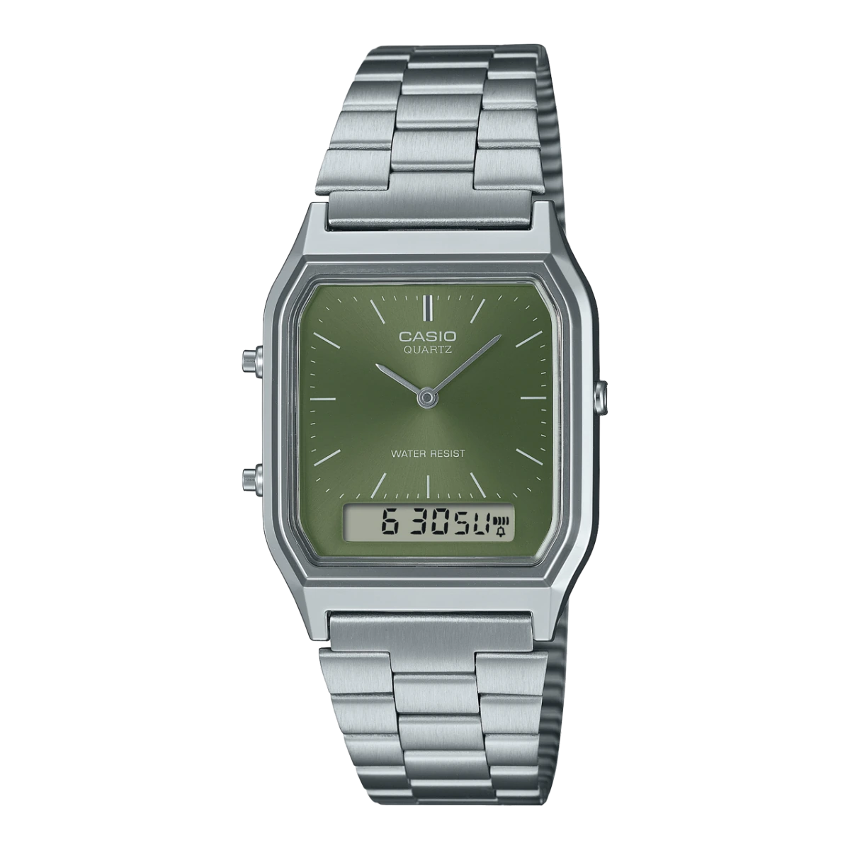 ساعت کاسیو AQ-230A-3AMQY صفحه سبز