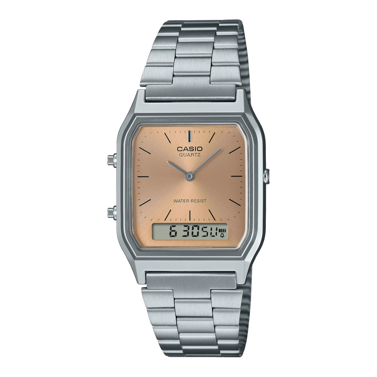 ساعت کاسیو AQ-230A-4AMQY صفحه رزگلد